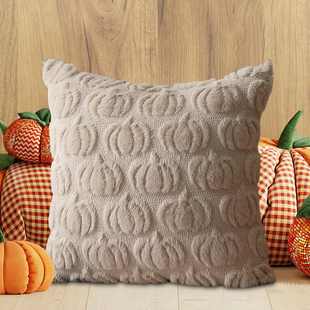 Halloween Ghost Pumpkin Pillow Covers Comfortable Soft Halloween Throw Pillow Cover Washable Pillowcase Sofa Bedroom Home Decor