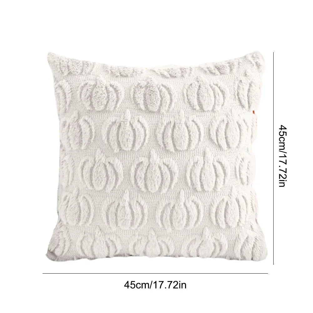 Halloween Ghost Pumpkin Pillow Covers Comfortable Soft Halloween Throw Pillow Cover Washable Pillowcase Sofa Bedroom Home Decor