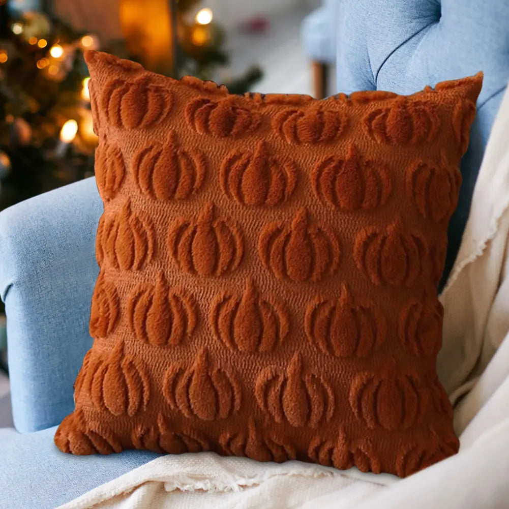 Halloween Ghost Pumpkin Pillow Covers Comfortable Soft Halloween Throw Pillow Cover Washable Pillowcase Sofa Bedroom Home Decor