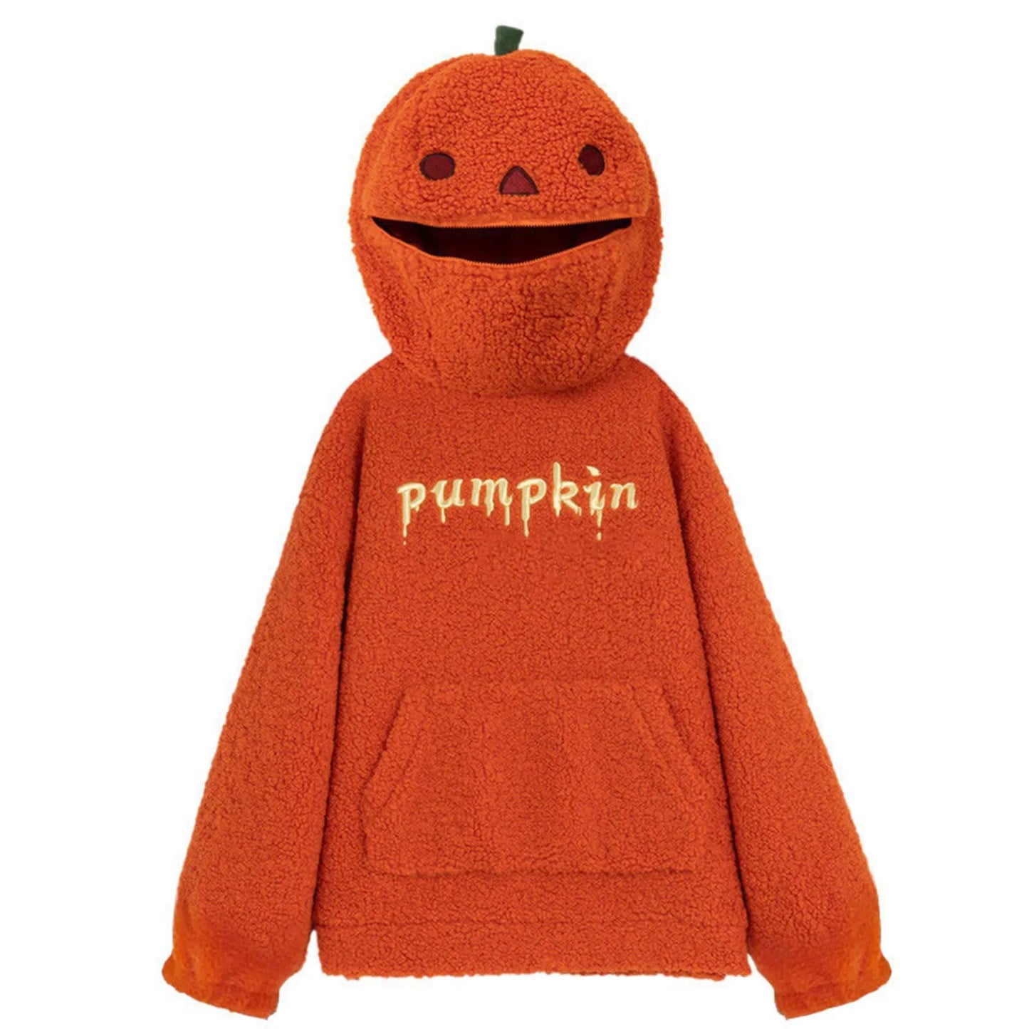 Haute Pumpkin Hoodie – Premium Plush Fleece, Embroidered Design, The Must-Have Look for Fall & Halloween