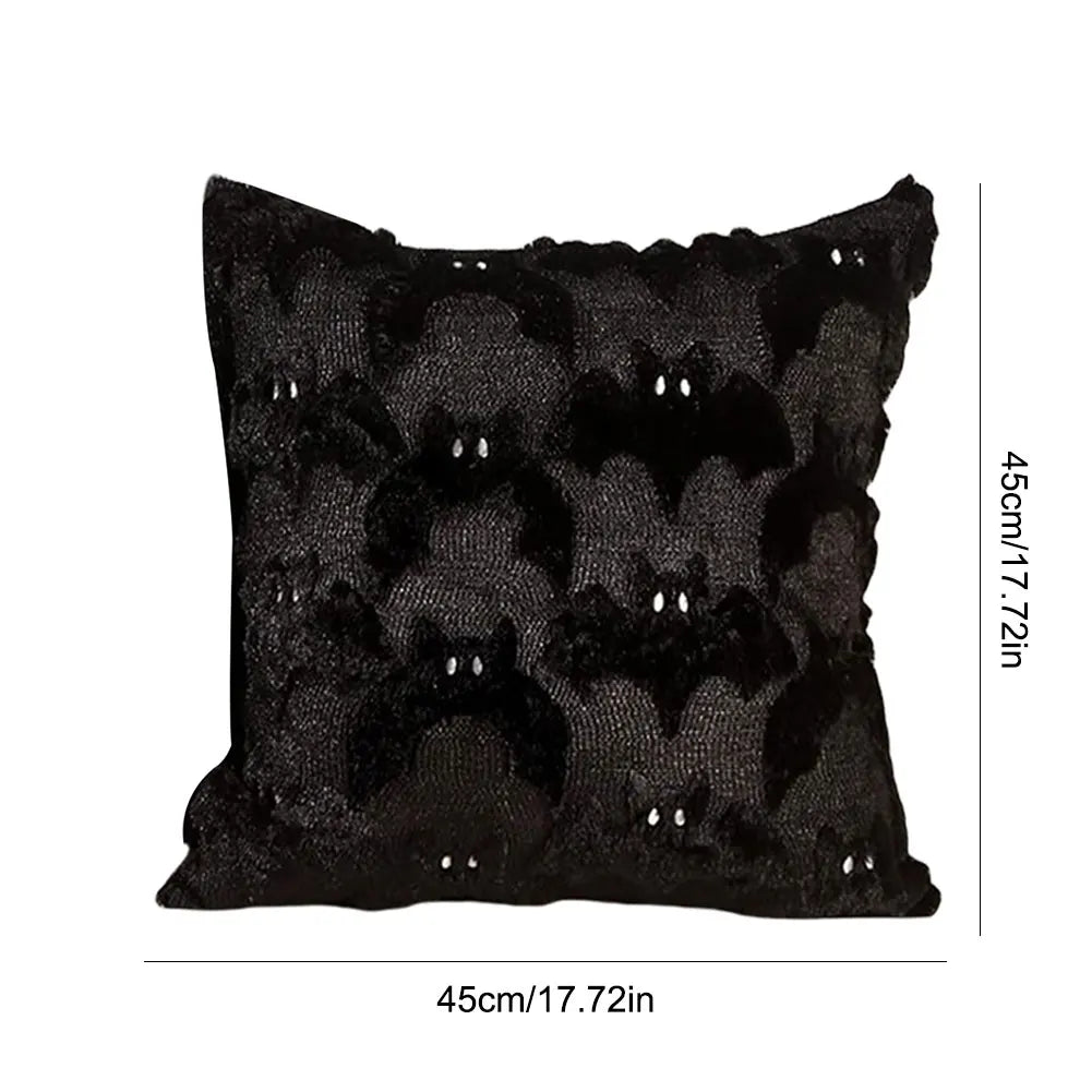 Halloween Ghost Pumpkin Pillow Covers Comfortable Soft Halloween Throw Pillow Cover Washable Pillowcase Sofa Bedroom Home Decor