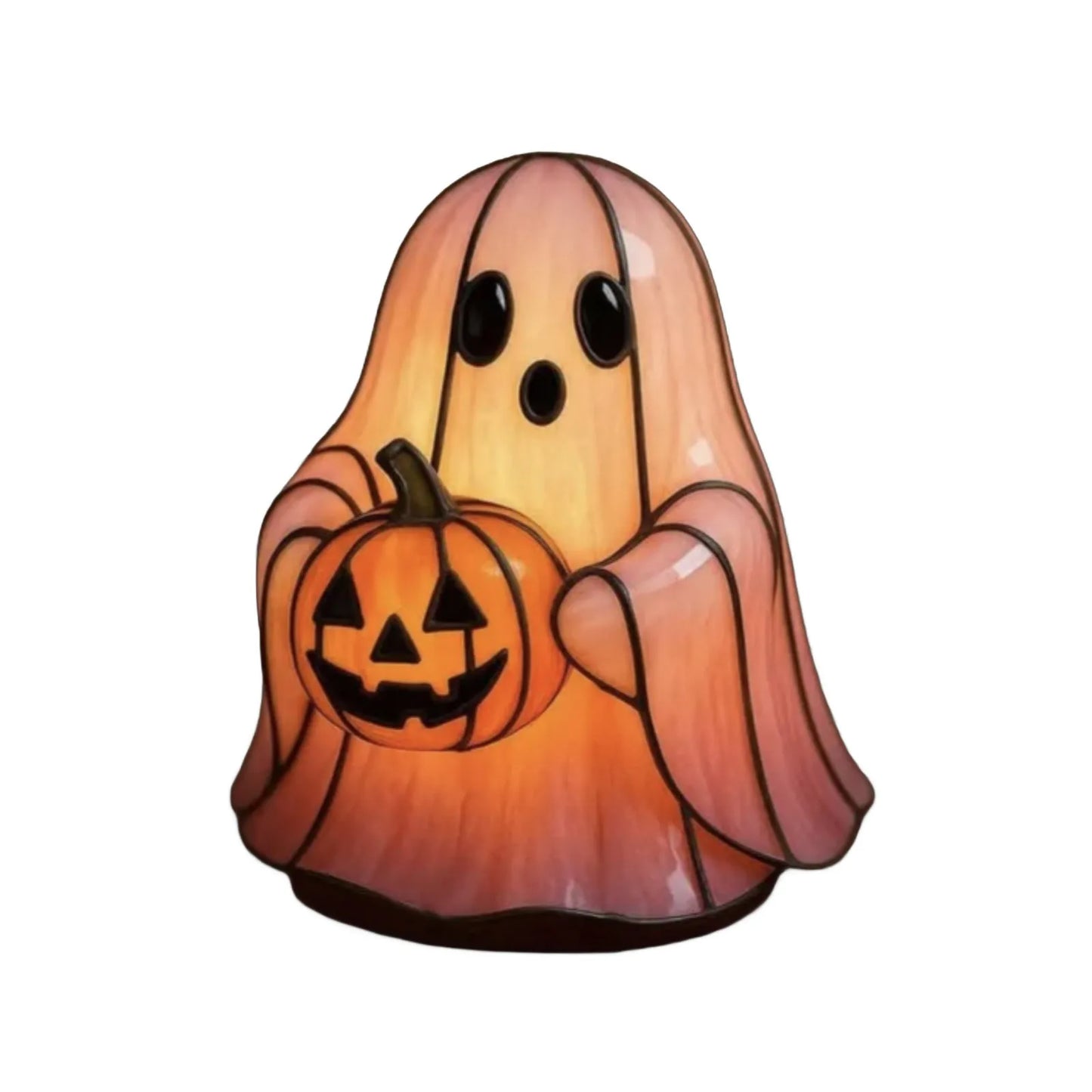 Halloween Fall Decorative Pillow – Washable Ghost & Pumpkin Cover for Sofa or Bedroom