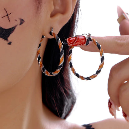Halloween Dangle Earrings for Women Cartoon Pumpkin Ghost Spider Drop Oil Earring Party Statement Jewelry Accessory